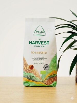 DELTA Kawa ziarnista Harvest Colection BIO + Rainforest tradycyjnie palona 1kg